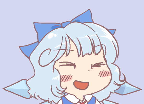 11929 - animated cirno embodiment_of_scarlet_devil fairy funny laughing wings.gif