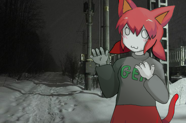 1497 - arm cat_ears clothes night skirt snow sweater tail tama text tree.png