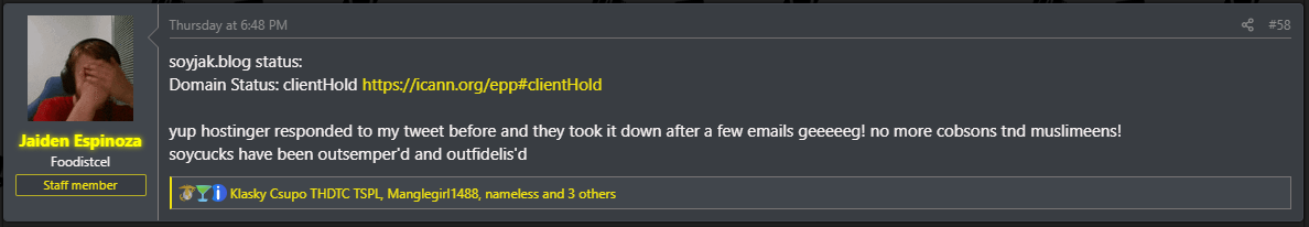 Skibiditranny celebrating the death of the Schlog (evendoe their site is deader)