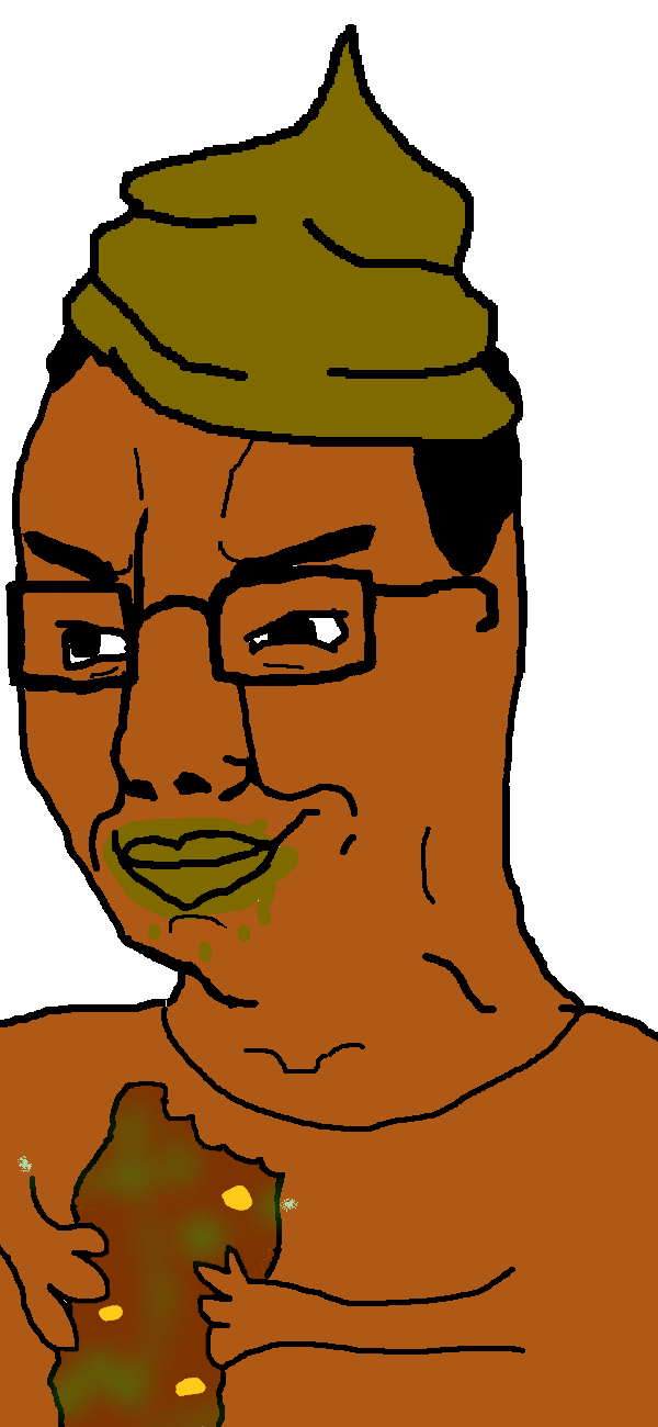 chud brown eats poop.png