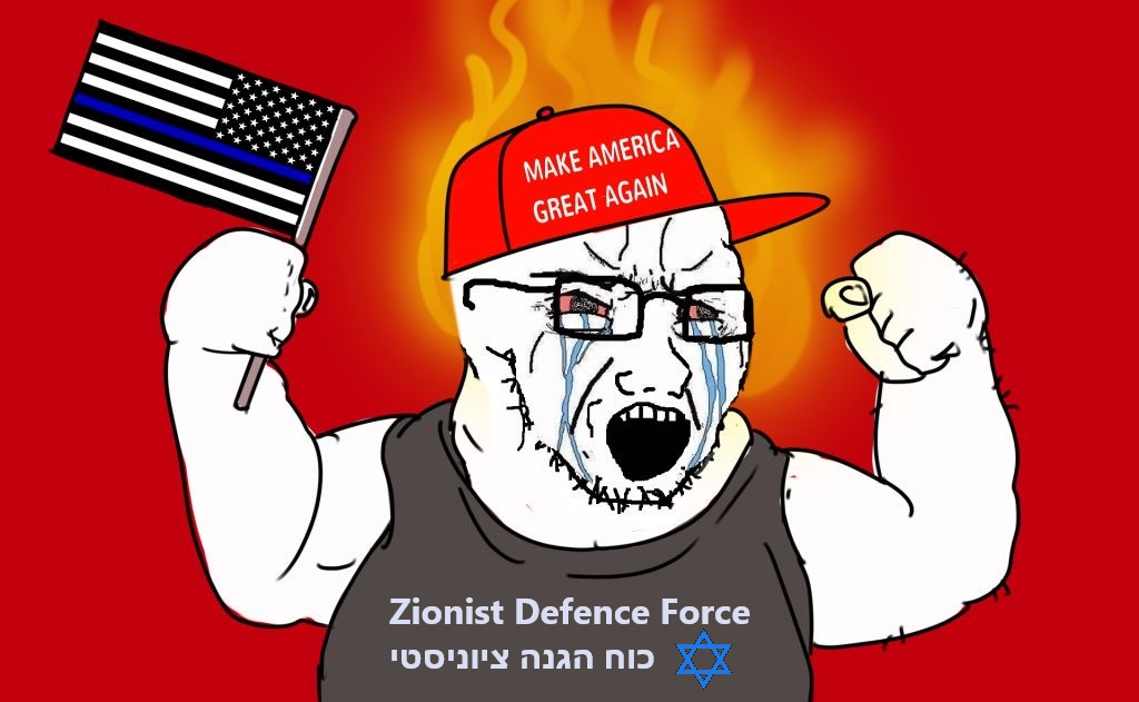 crying soyak MAGA zionist defence force.png