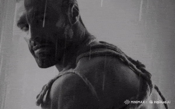 gigachad on a bug rain.gif