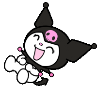 kuromi-laugh.gif