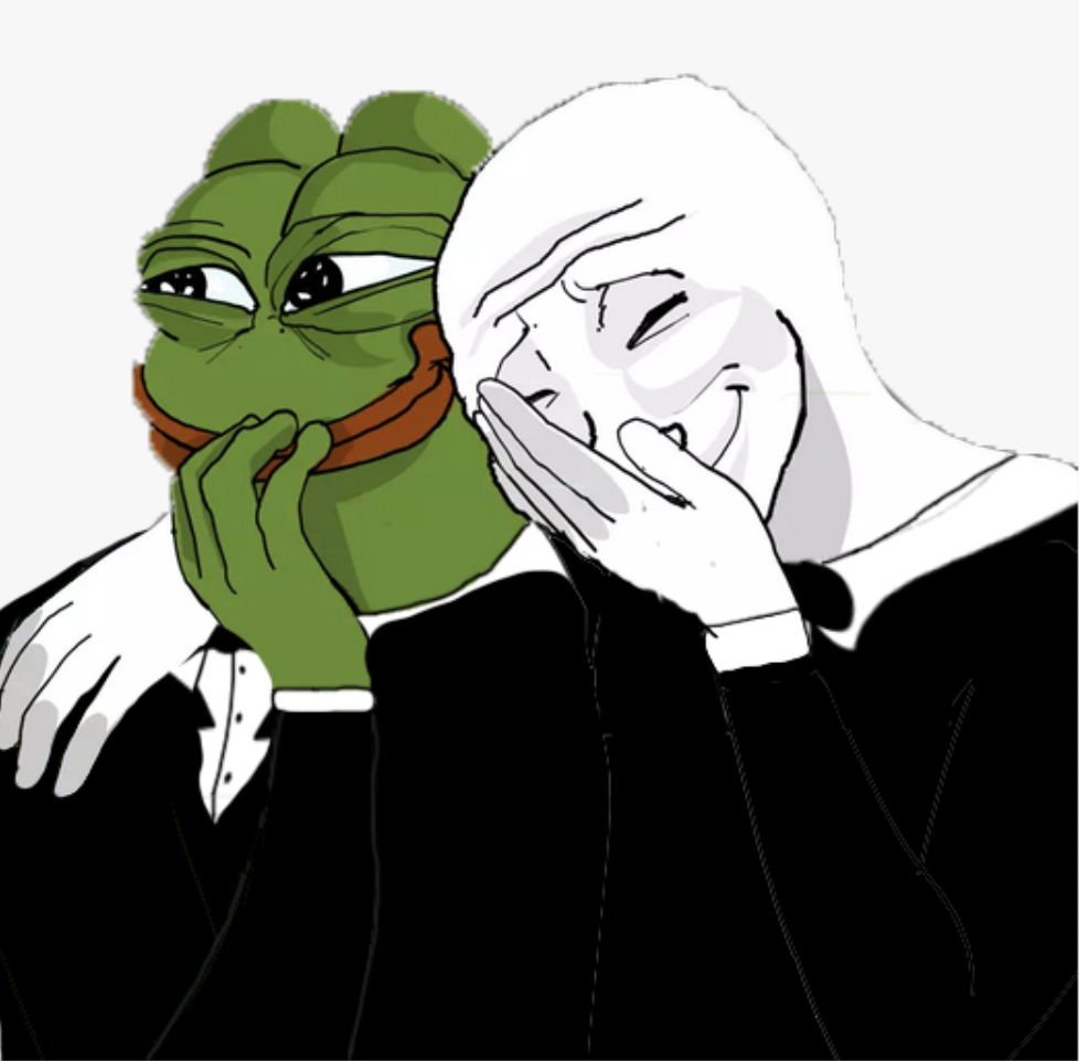 pepe and wojak laughing tuxedo.png