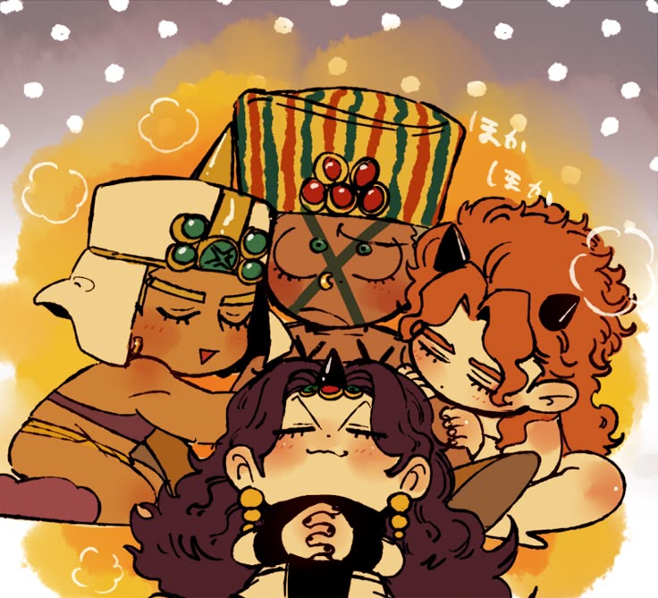 sleepy chibi pillar men.jpg