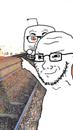 soyjak pointing at train.jpg