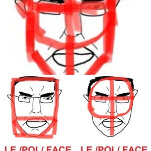 Drawing the soyjaks.