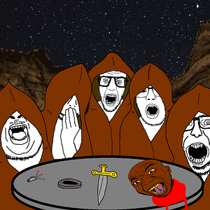Evil Newjaks Plotting Total Nigger Death and Performing Dark Machine Magic.png