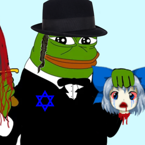 763 - bloodshot_eyes cirno decapitated knife pepe tears touhou tux video_game.png