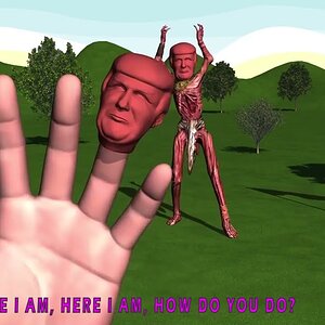 Mummy Donald Trump 3D nursery rhyme