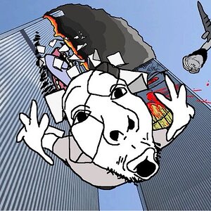 Guy jumps out twin towers