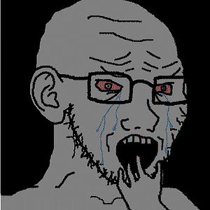 soyjak about to sneeze in dot form.gif