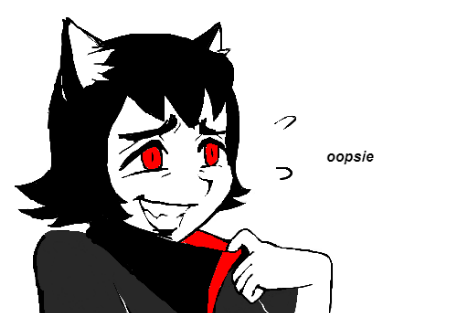 18193 - black_hair catgirl character_alunya oops reaction_image red_eyes scarf.png
