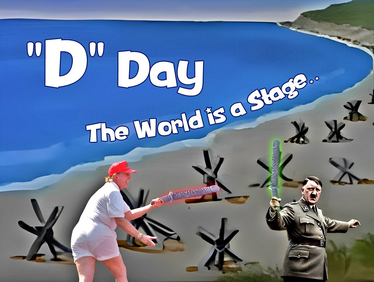 "D" Day: The World is a Stage