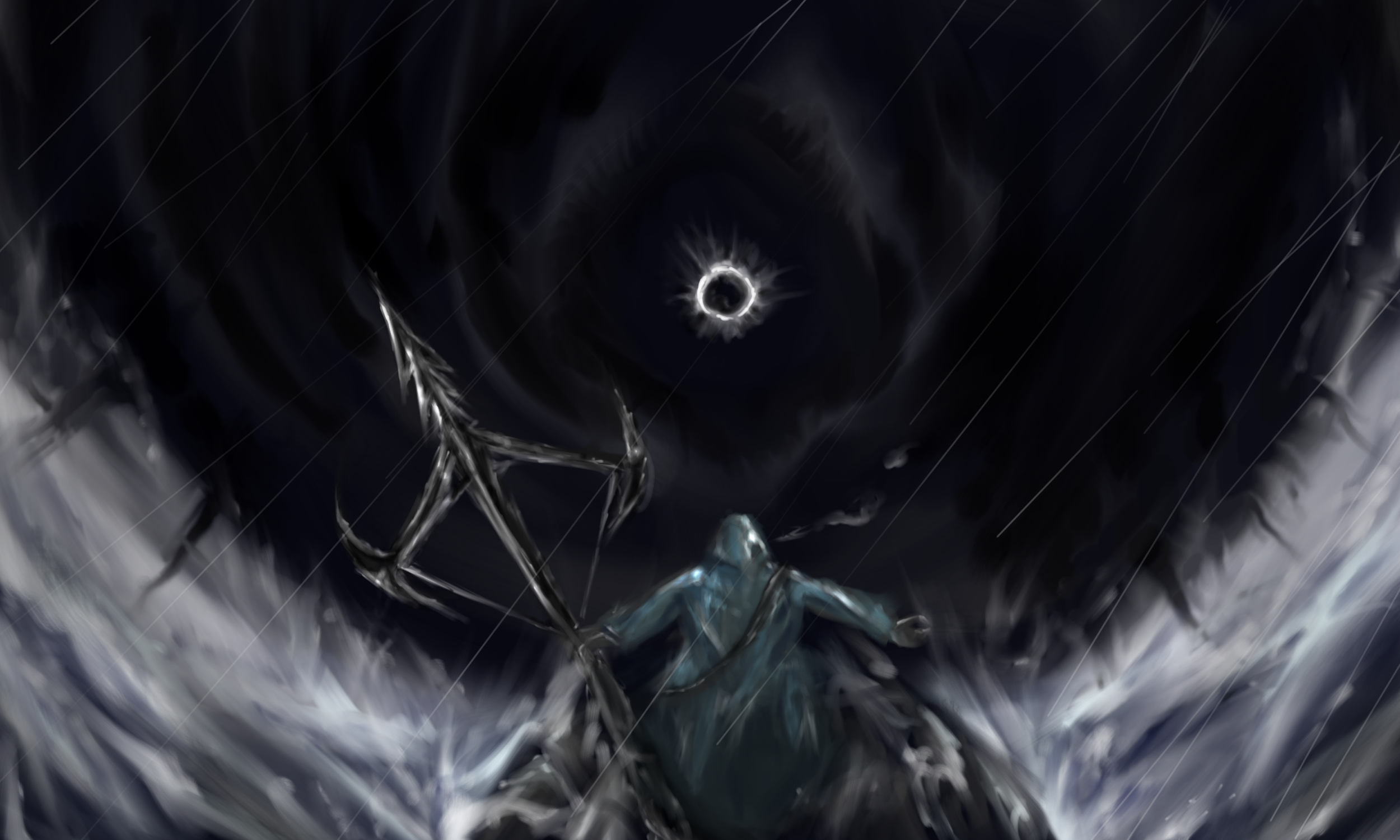 eye of the pallid whale.