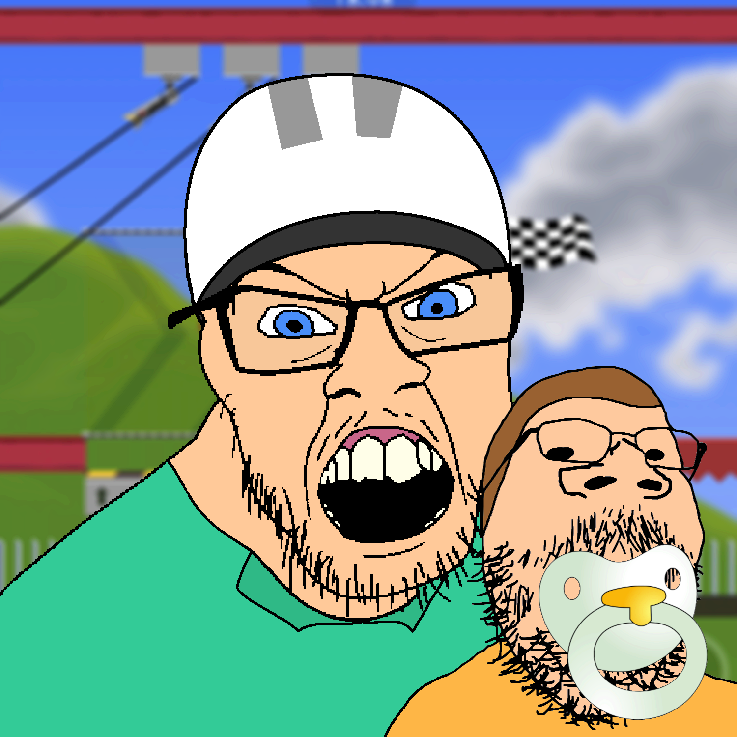 feral irresponsible Dad