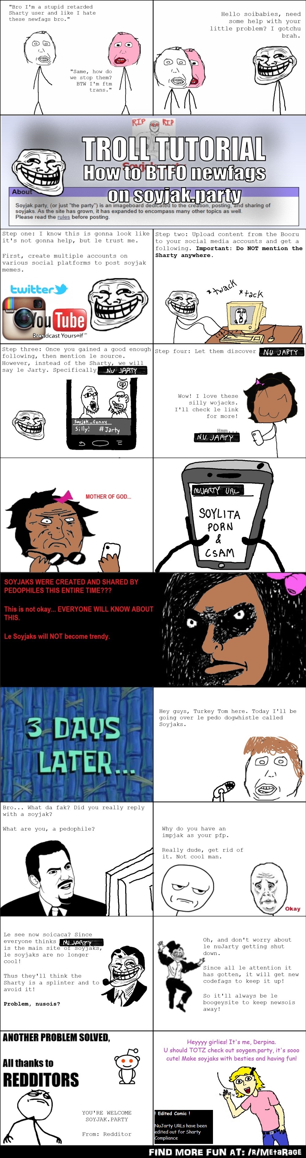 How to stop newfags: Sharty Version