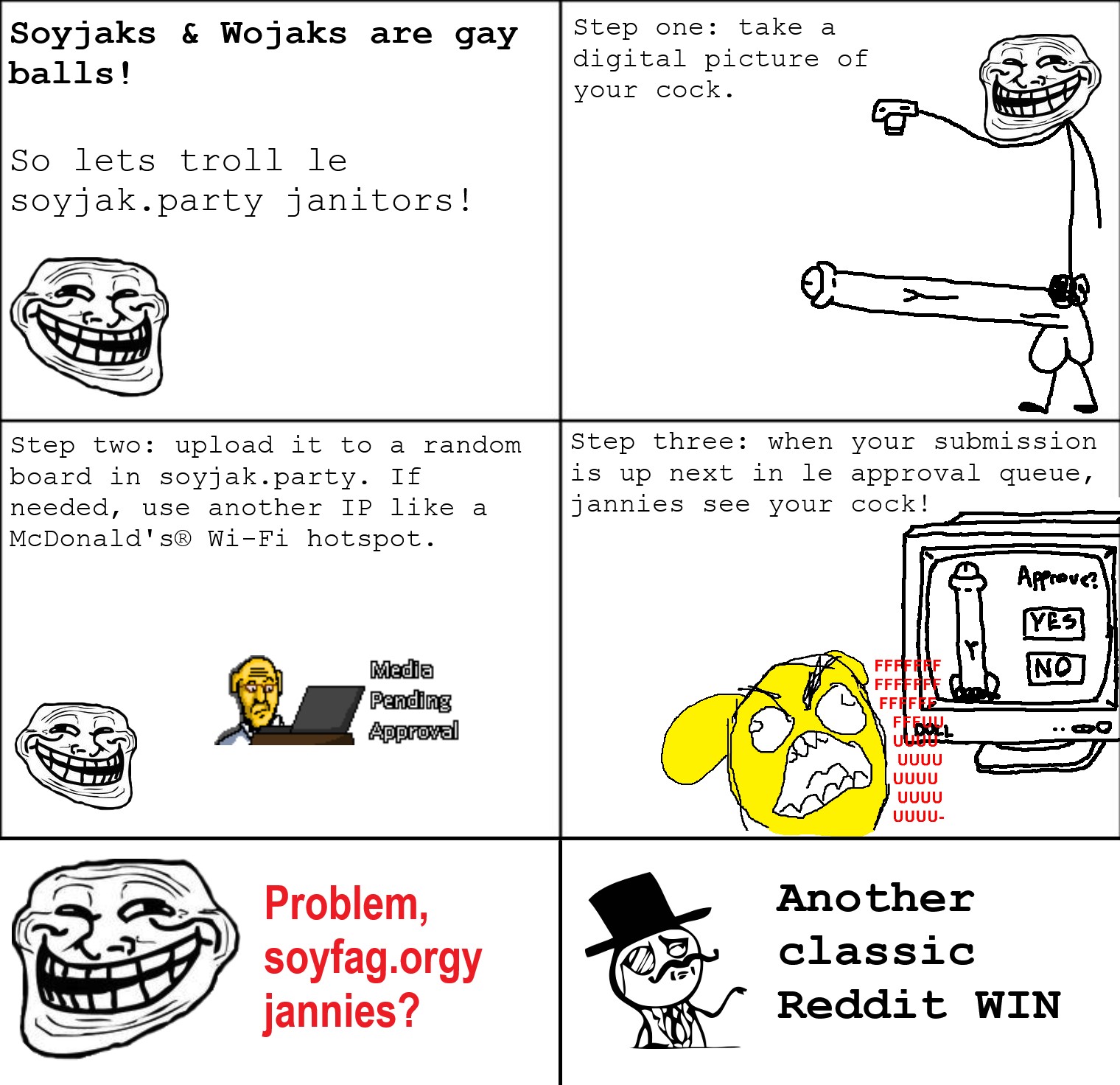 How to troll Sharty jannies