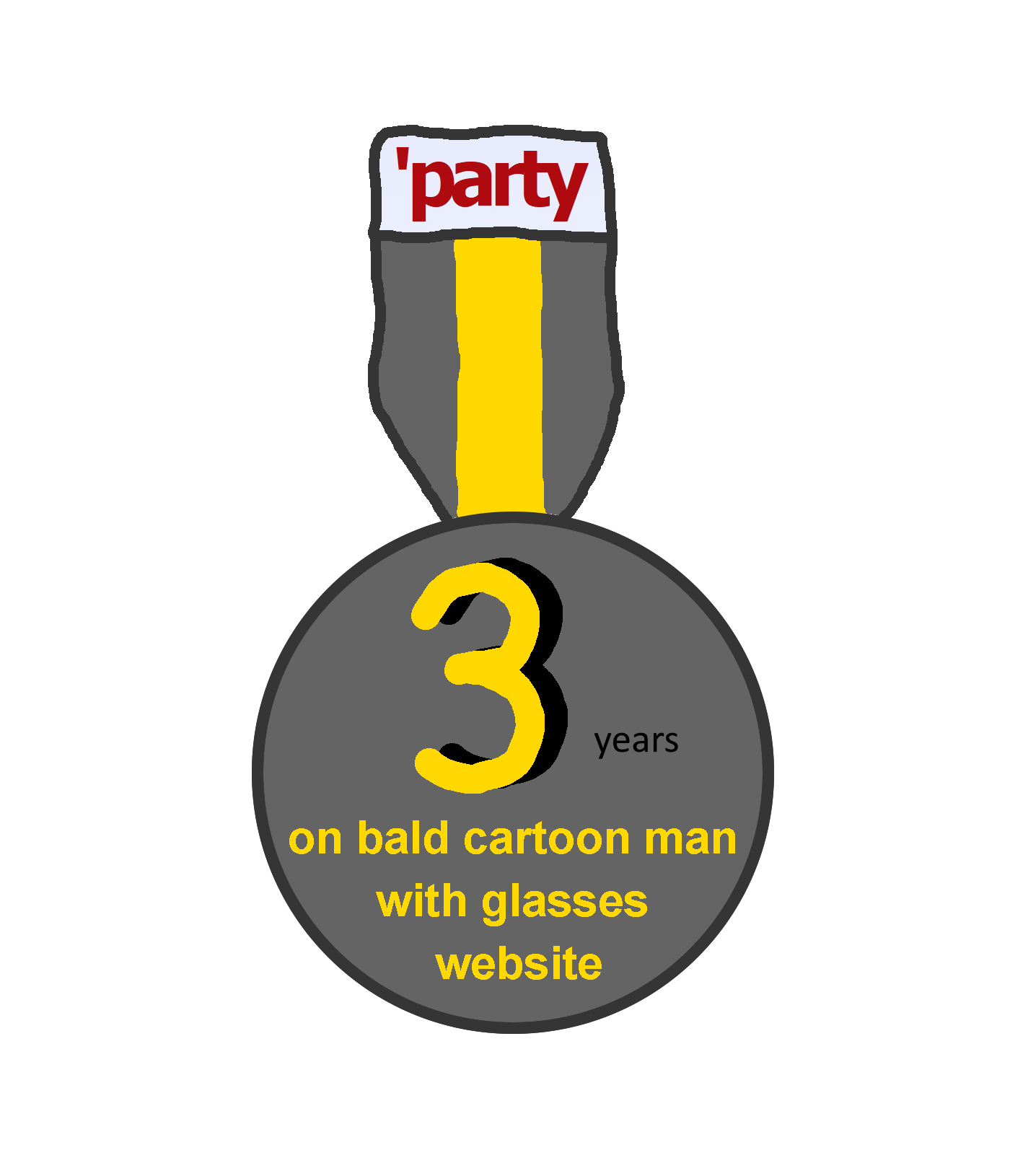 'party 3 years.